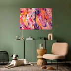 EXPRESSIVE ECHOES Poster Horizontal Autocolante