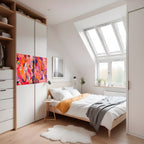 EXPRESSIVE ECHOES Poster Horizontal Autocolante