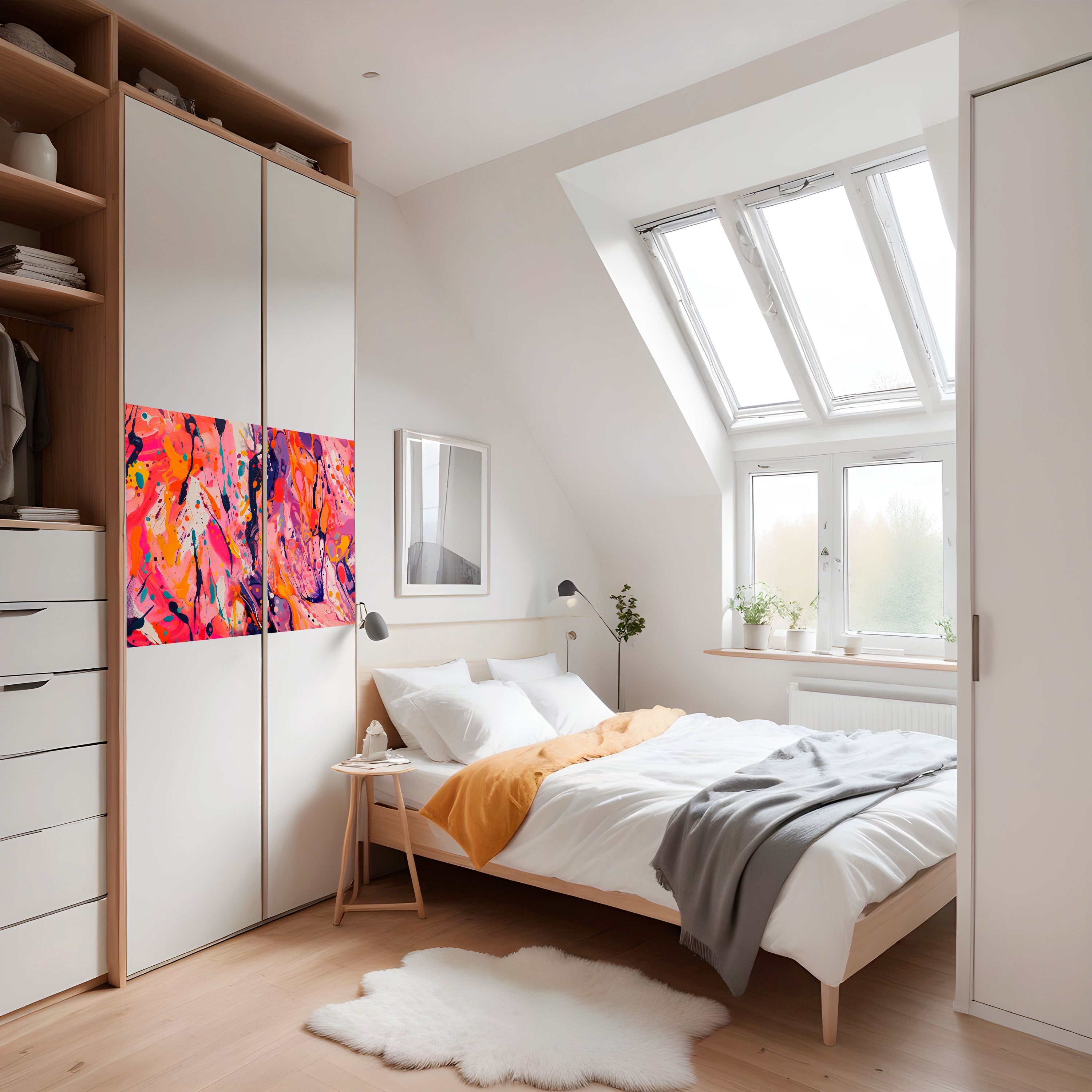 EXPRESSIVE ECHOES Poster Horizontal Autocolante