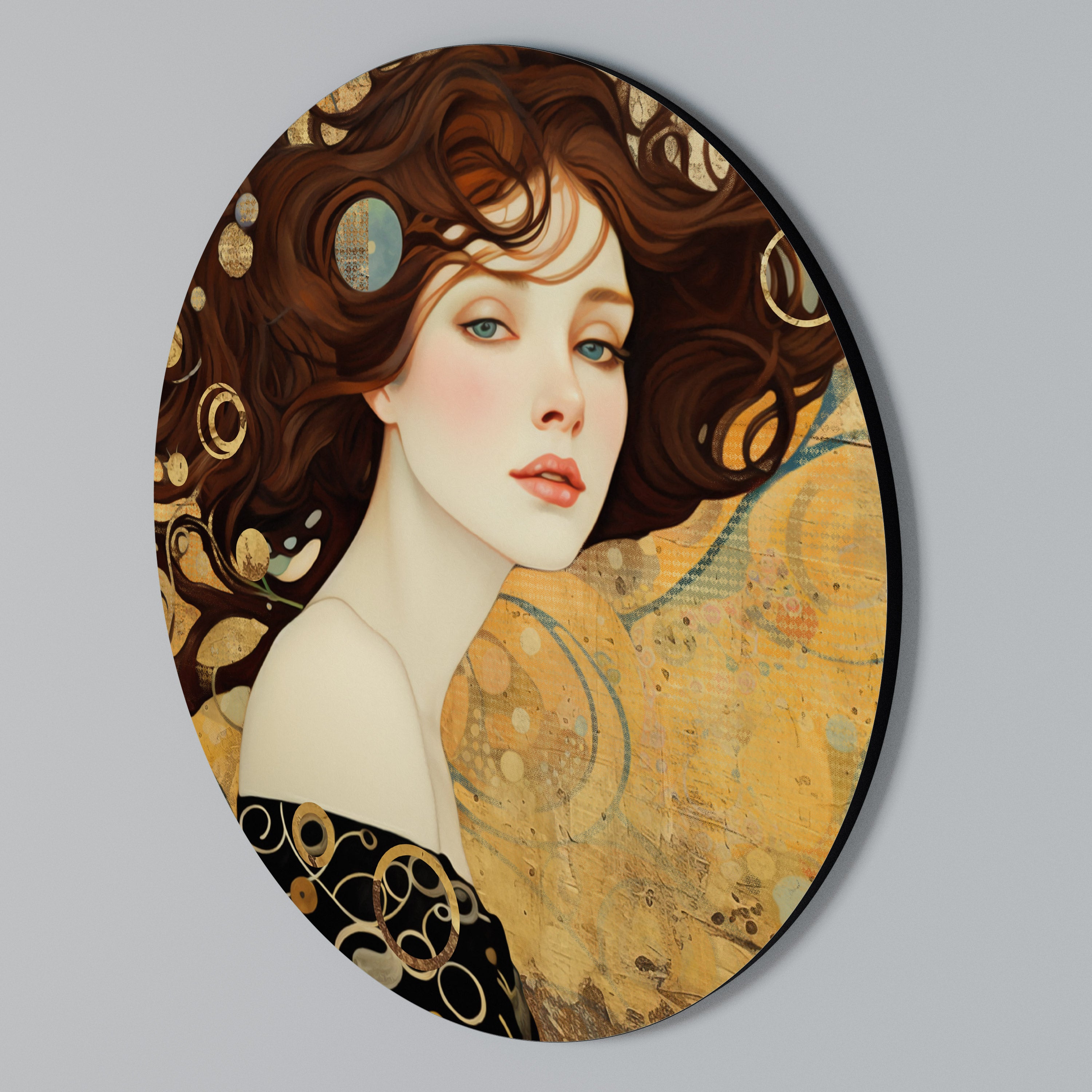 LOST IN THOUGHT Arte de Parede Redonda