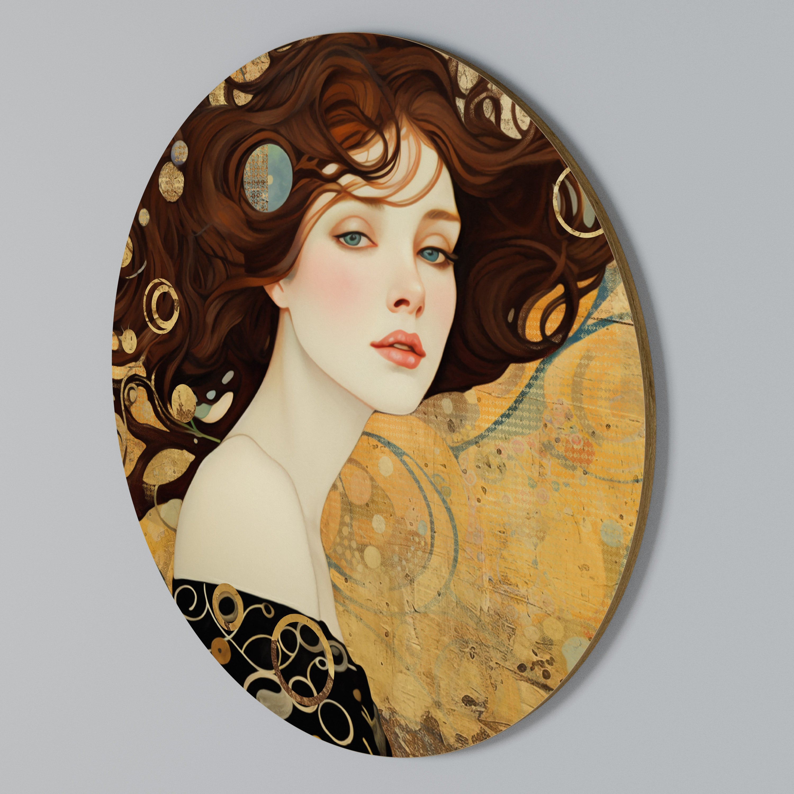 LOST IN THOUGHT Arte de Parede Redonda