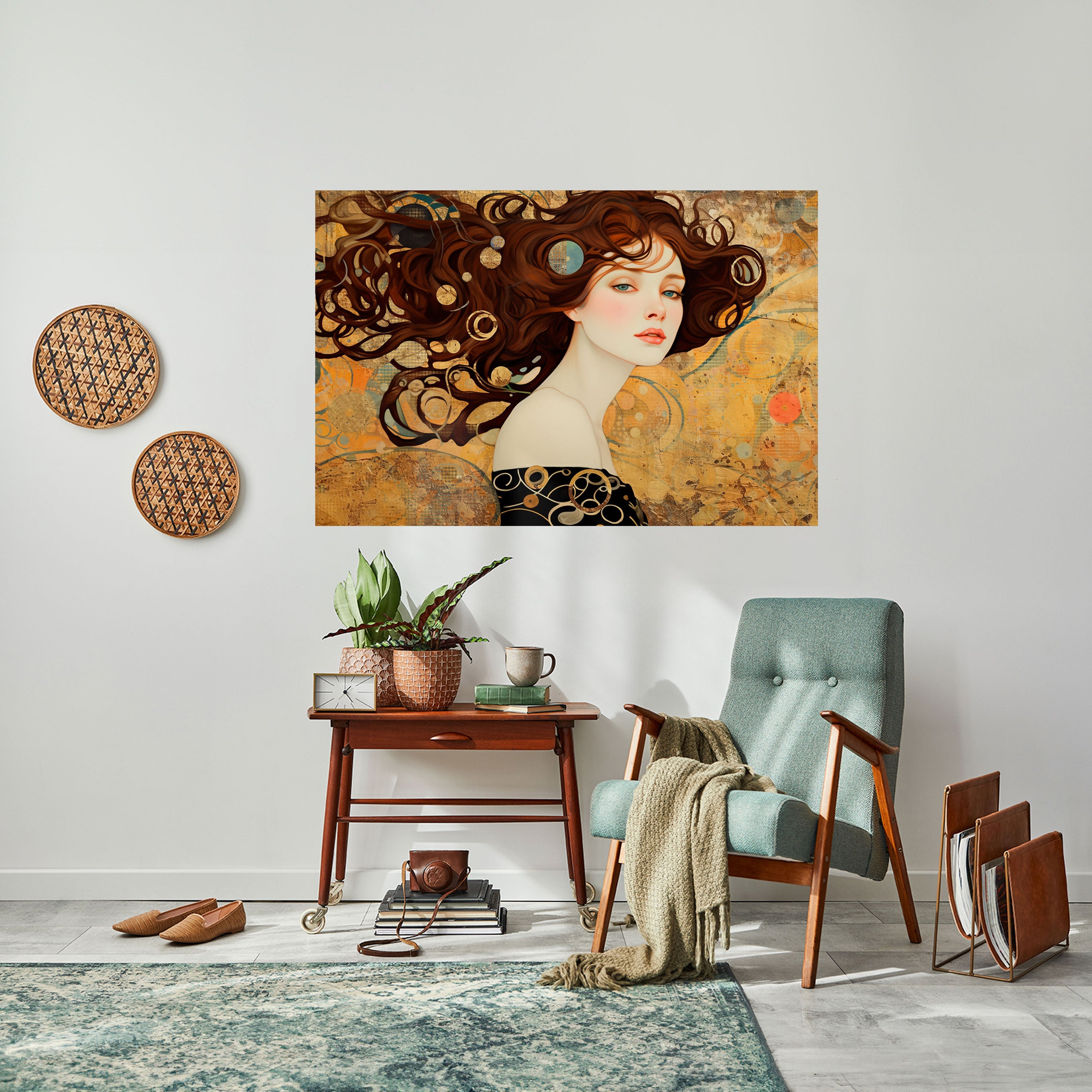 LOST IN THOUGHT Poster Horizontal Autocolante