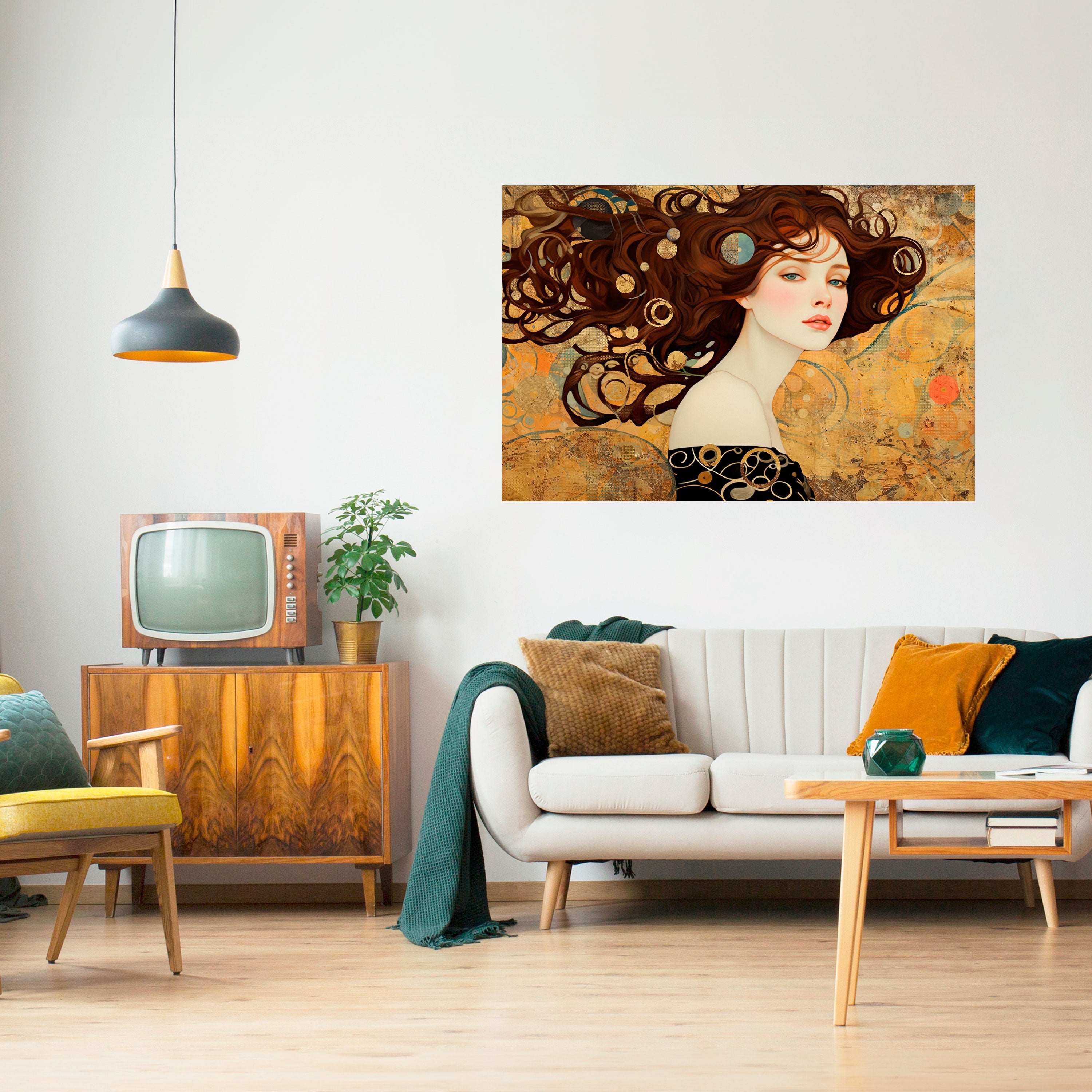 LOST IN THOUGHT Poster Horizontal Autocolante