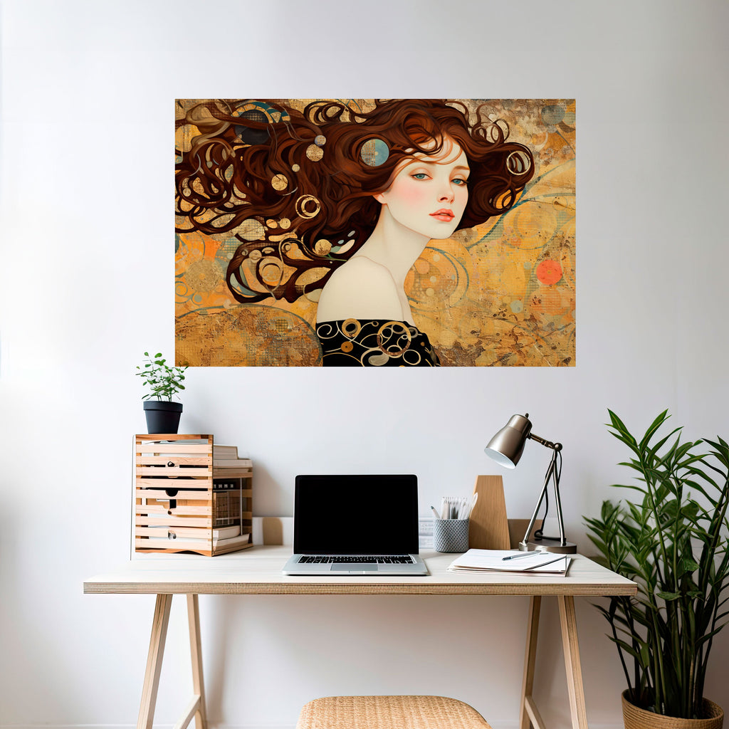 LOST IN THOUGHT Poster Horizontal Autocolante