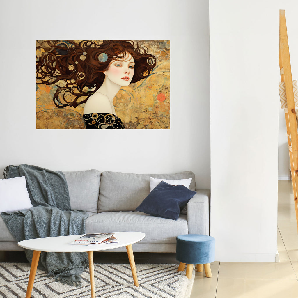 LOST IN THOUGHT Poster Horizontal Autocolante