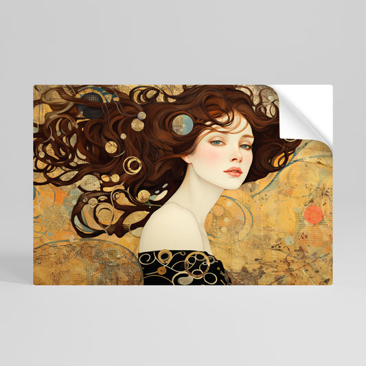 LOST IN THOUGHT Póster Autocolante Horizontal