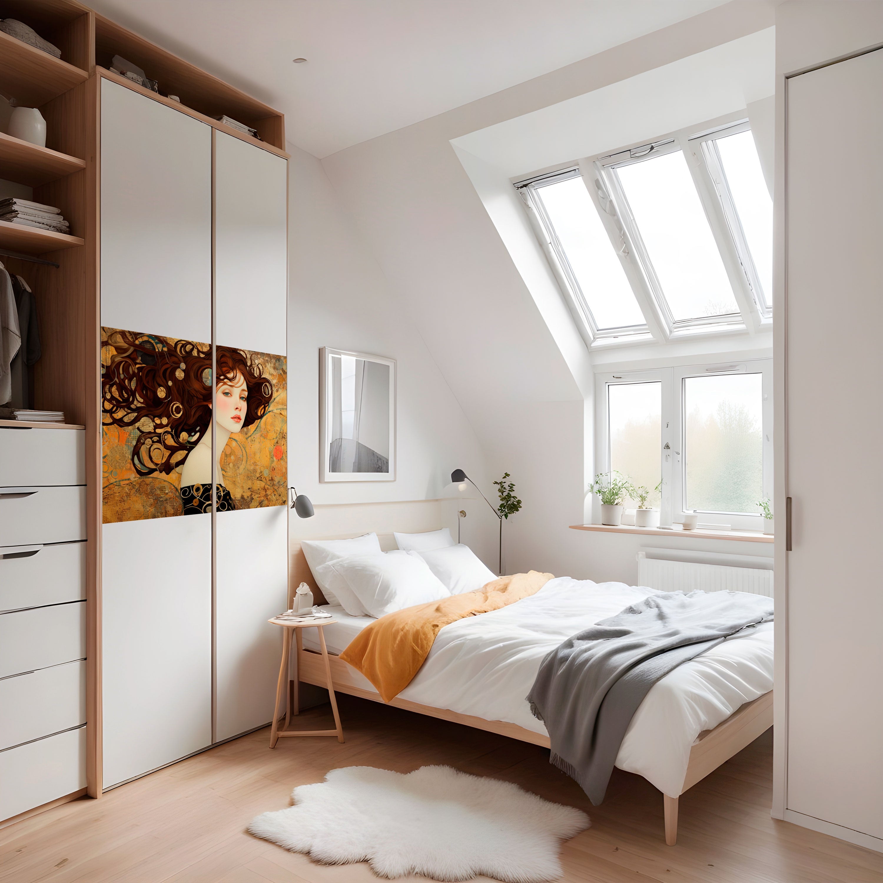 LOST IN THOUGHT Poster Horizontal Autocolante