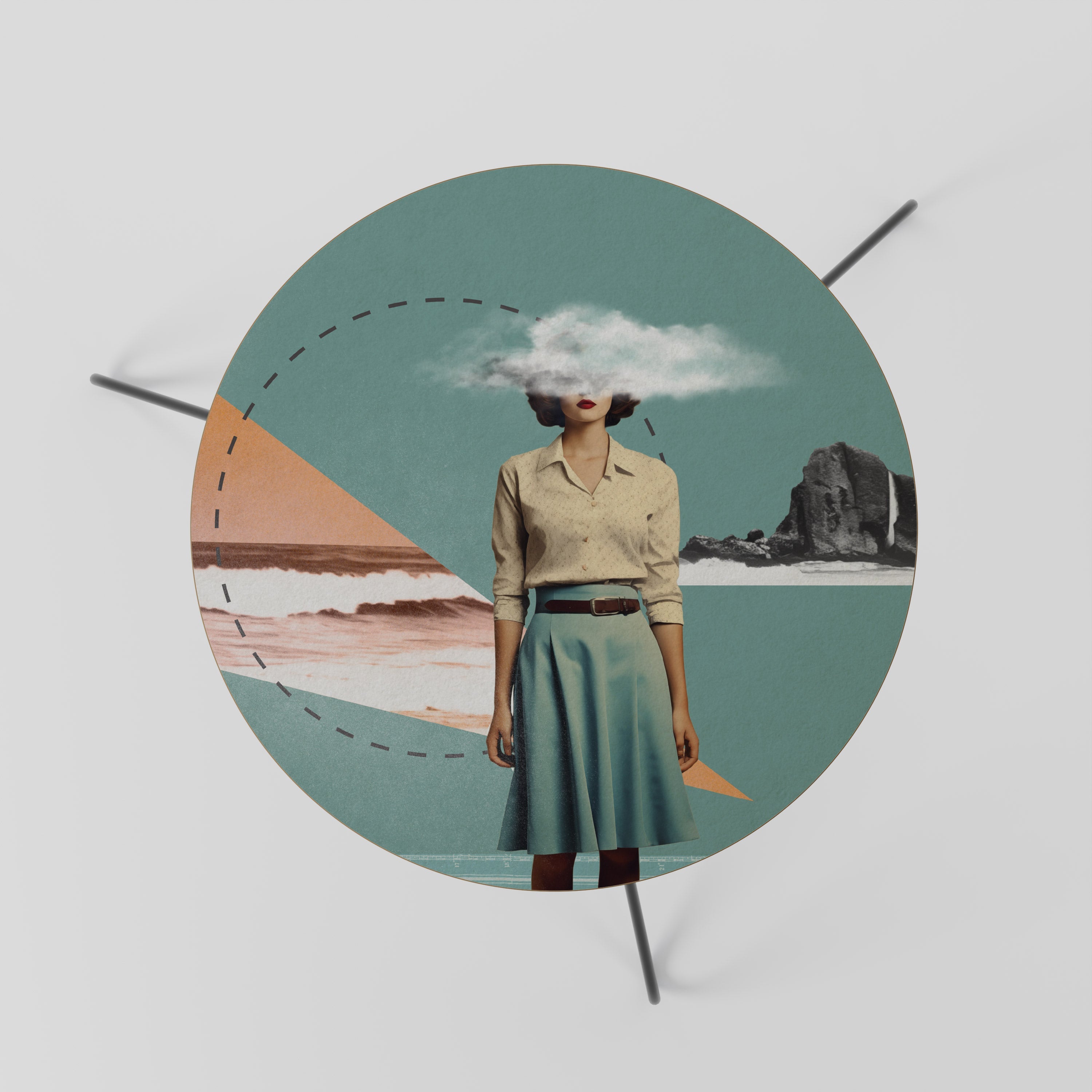 RETRO RESONANCE Mesa de Centro 60