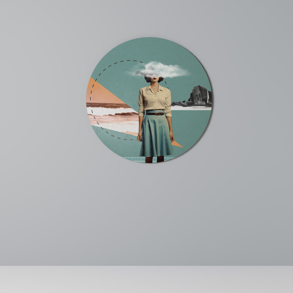 RETRO RESONANCE Quadro Redondo Decorativo