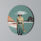 RETRO RESONANCE Quadro Redondo Decorativo