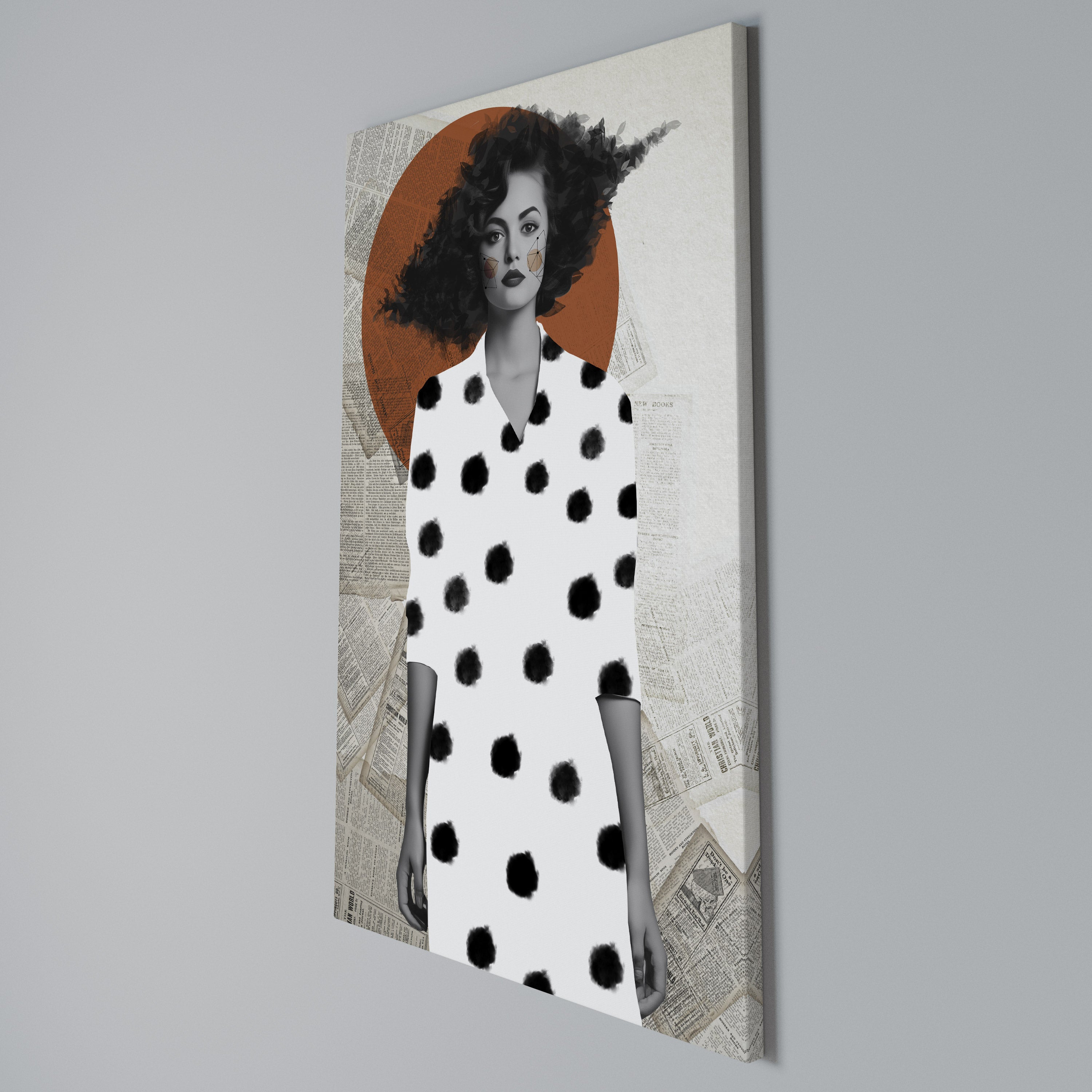 CLASSIC COOL DOTS Quadro em tela vertical