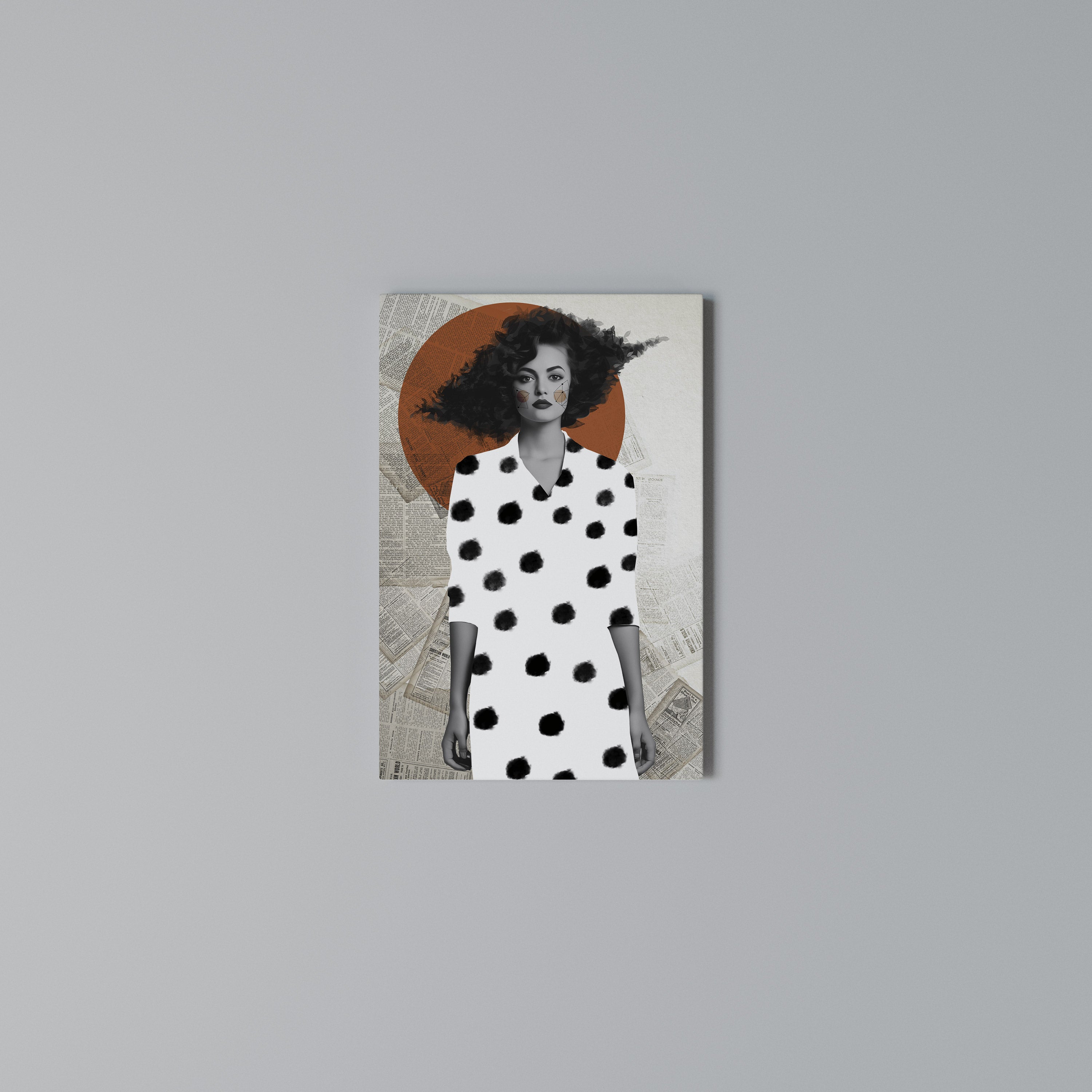 CLASSIC COOL DOTS Quadro em tela vertical