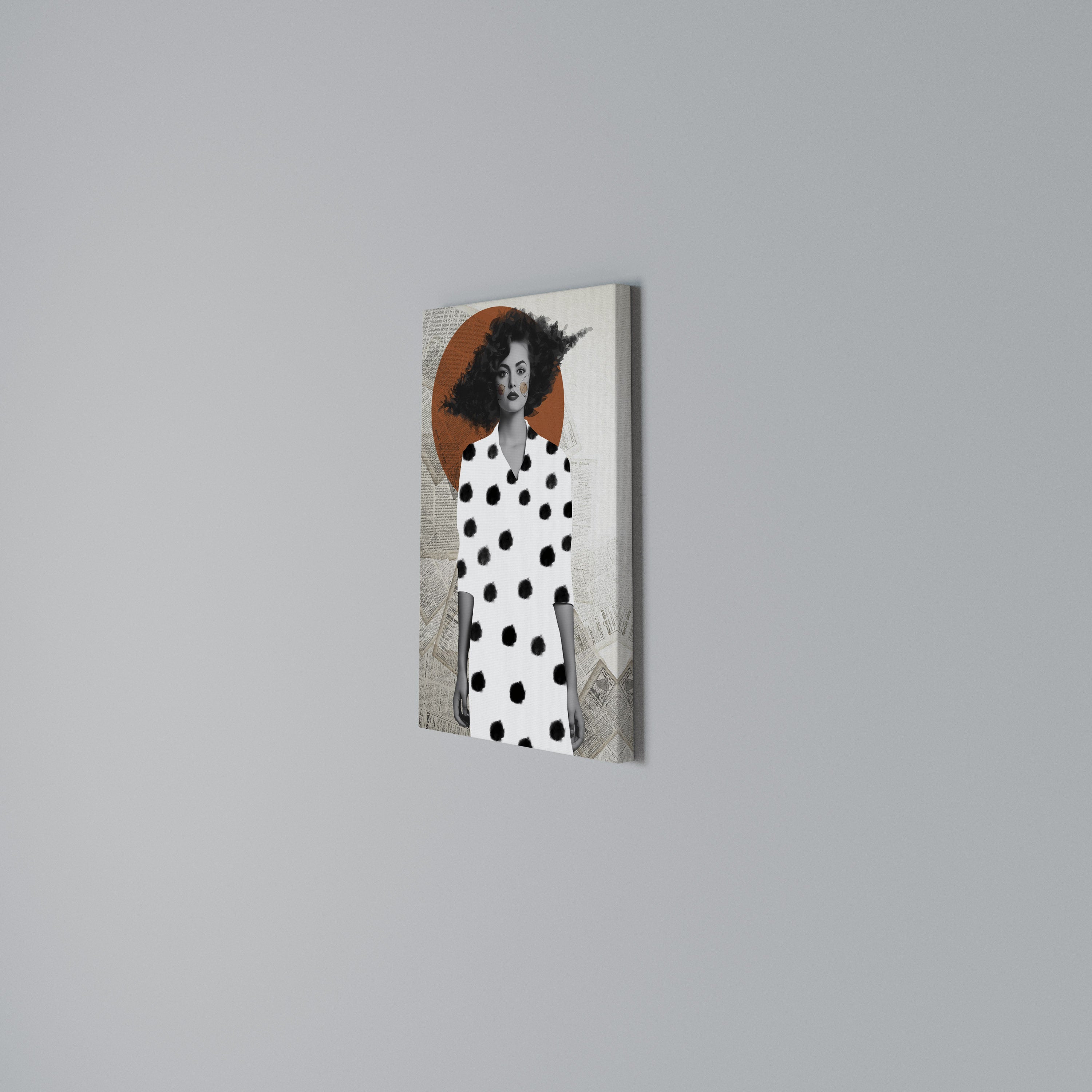 CLASSIC COOL DOTS Quadro em tela vertical