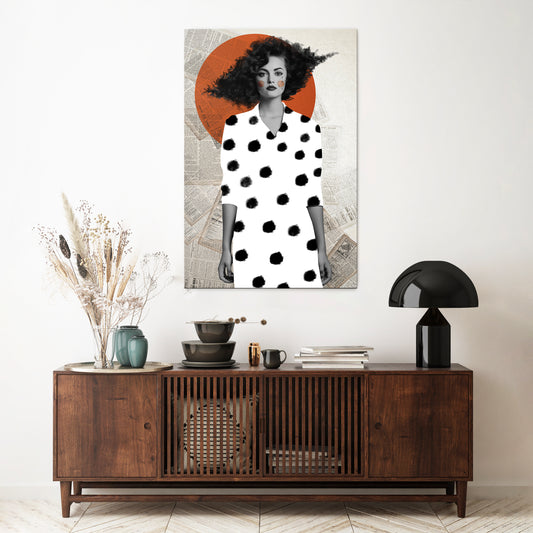 CLASSIC COOL DOTS Quadro em tela vertical