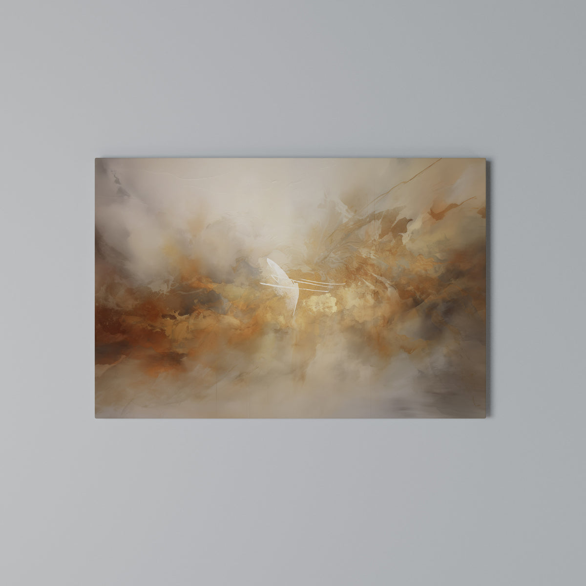 AMBER WHISPERS Horizontal Canvas Print