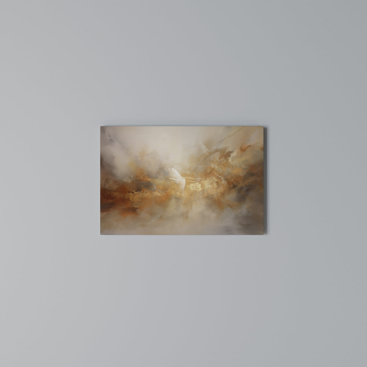 AMBER WHISPERS Horizontal Canvas Print