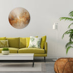 AMBER WHISPERS Quadro Redondo Decorativo