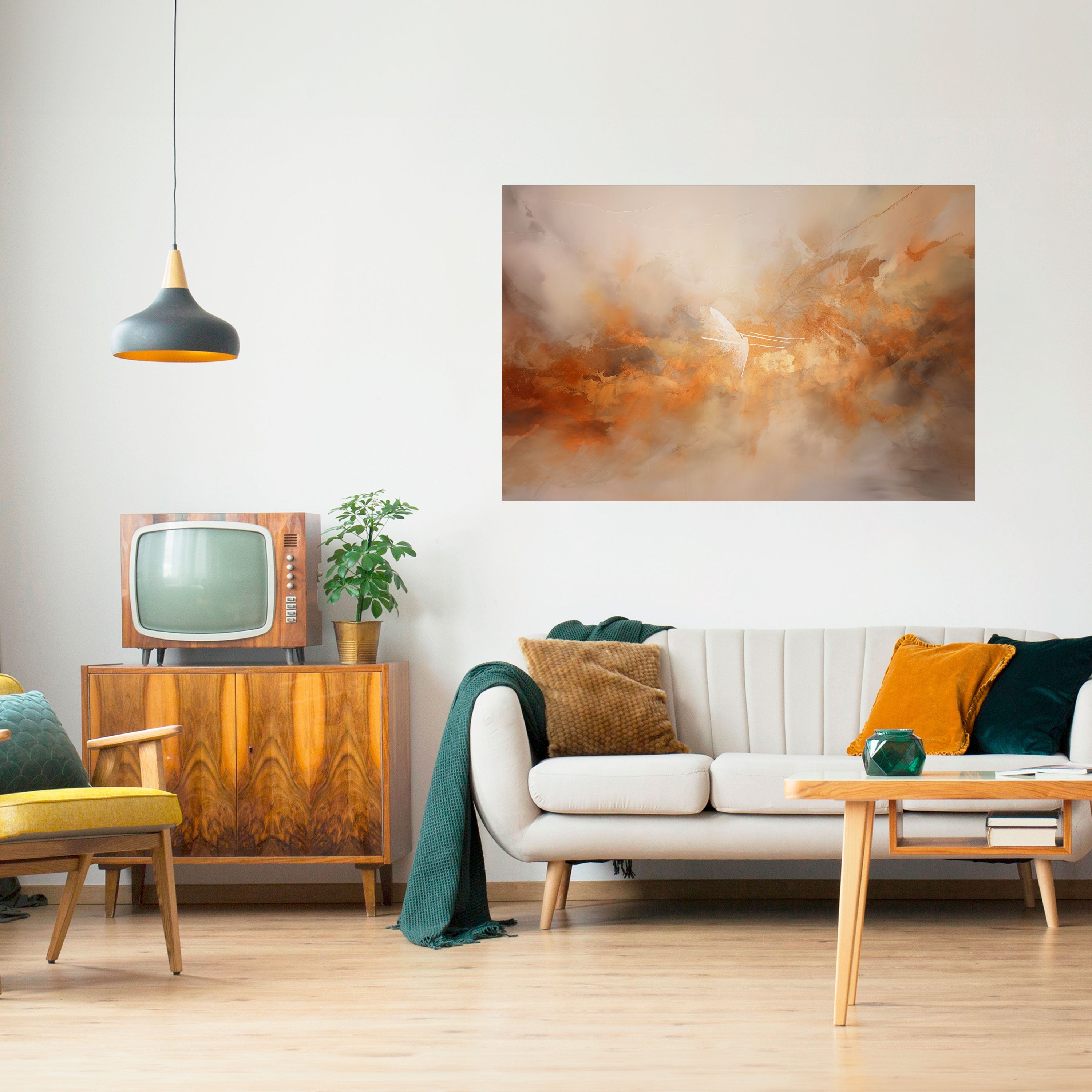 AMBER WHISPERS Poster Horizontal Autocolante