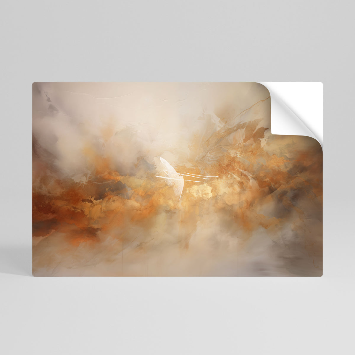 AMBER WHISPERS Póster Autocolante Horizontal