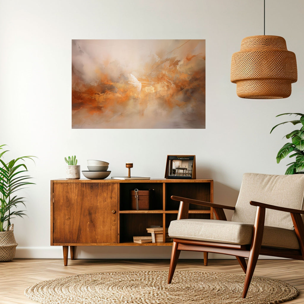 AMBER WHISPERS Poster Horizontal Autocolante