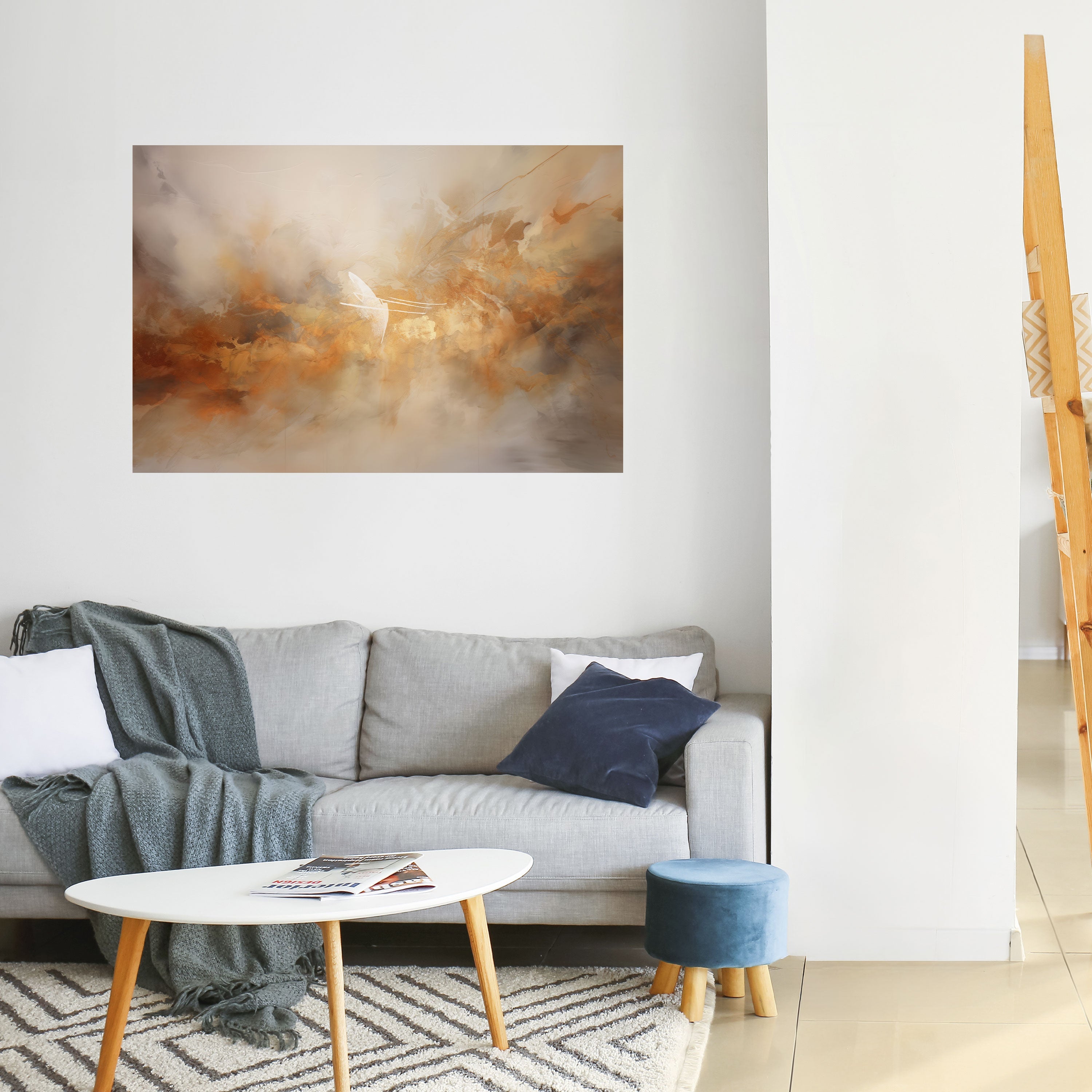 AMBER WHISPERS Poster Horizontal Autocolante