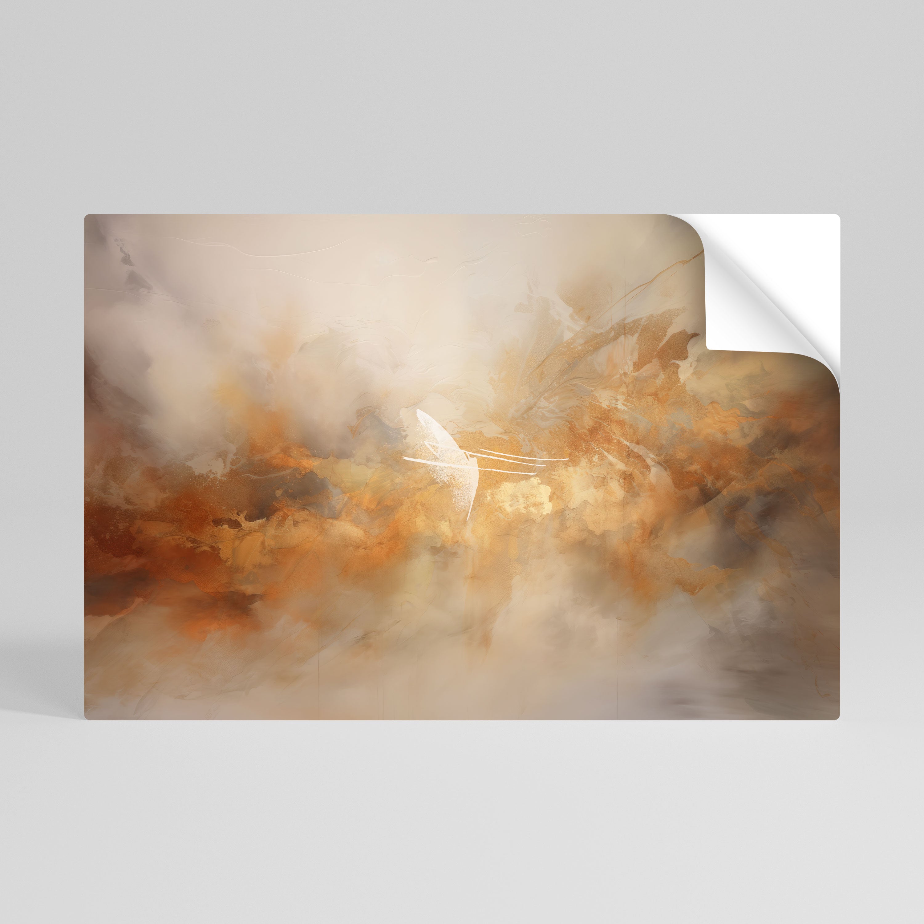 AMBER WHISPERS Poster Horizontal Autocolante