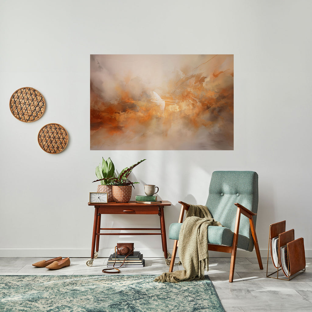 AMBER WHISPERS Poster Horizontal Autocolante