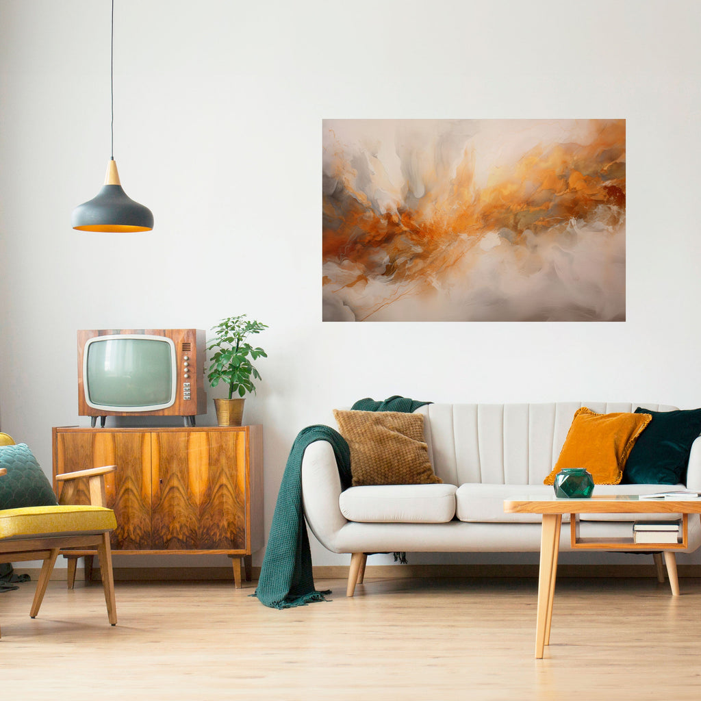 MOLTEN MELODIES Poster Horizontal Autocolante