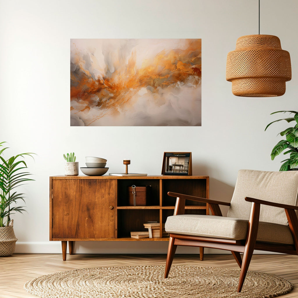 MOLTEN MELODIES Poster Horizontal Autocolante