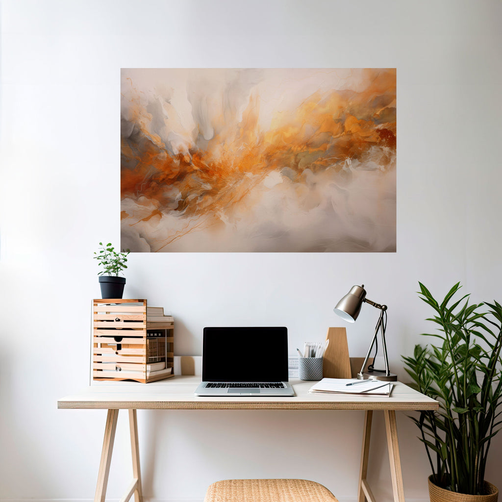 MOLTEN MELODIES Poster Horizontal Autocolante