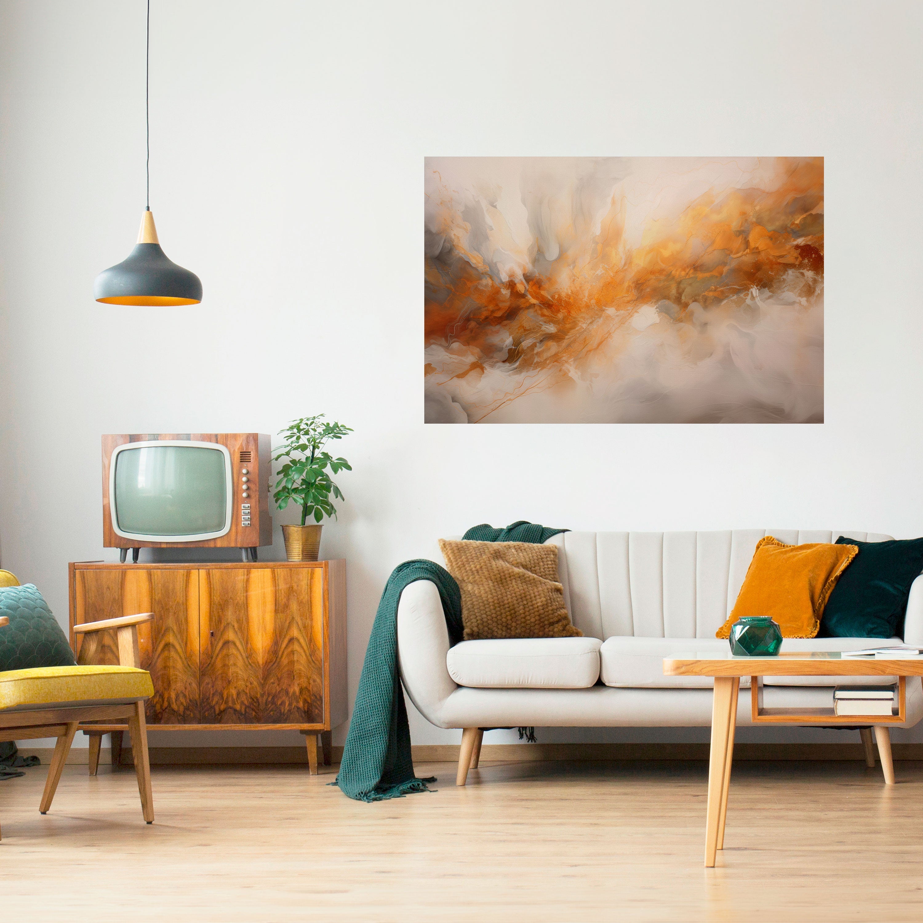 MOLTEN MELODIES Poster Horizontal Autocolante