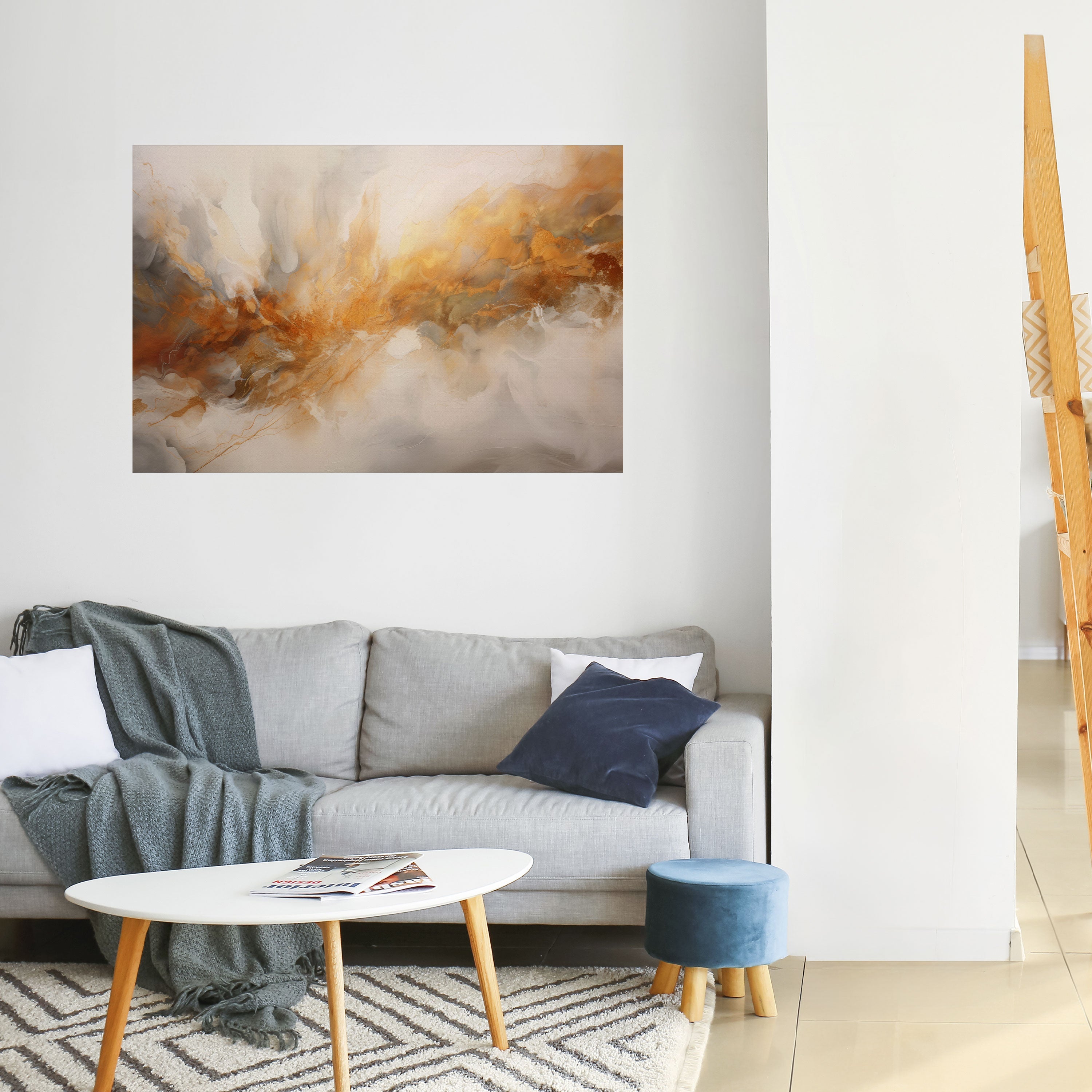 MOLTEN MELODIES Poster Horizontal Autocolante