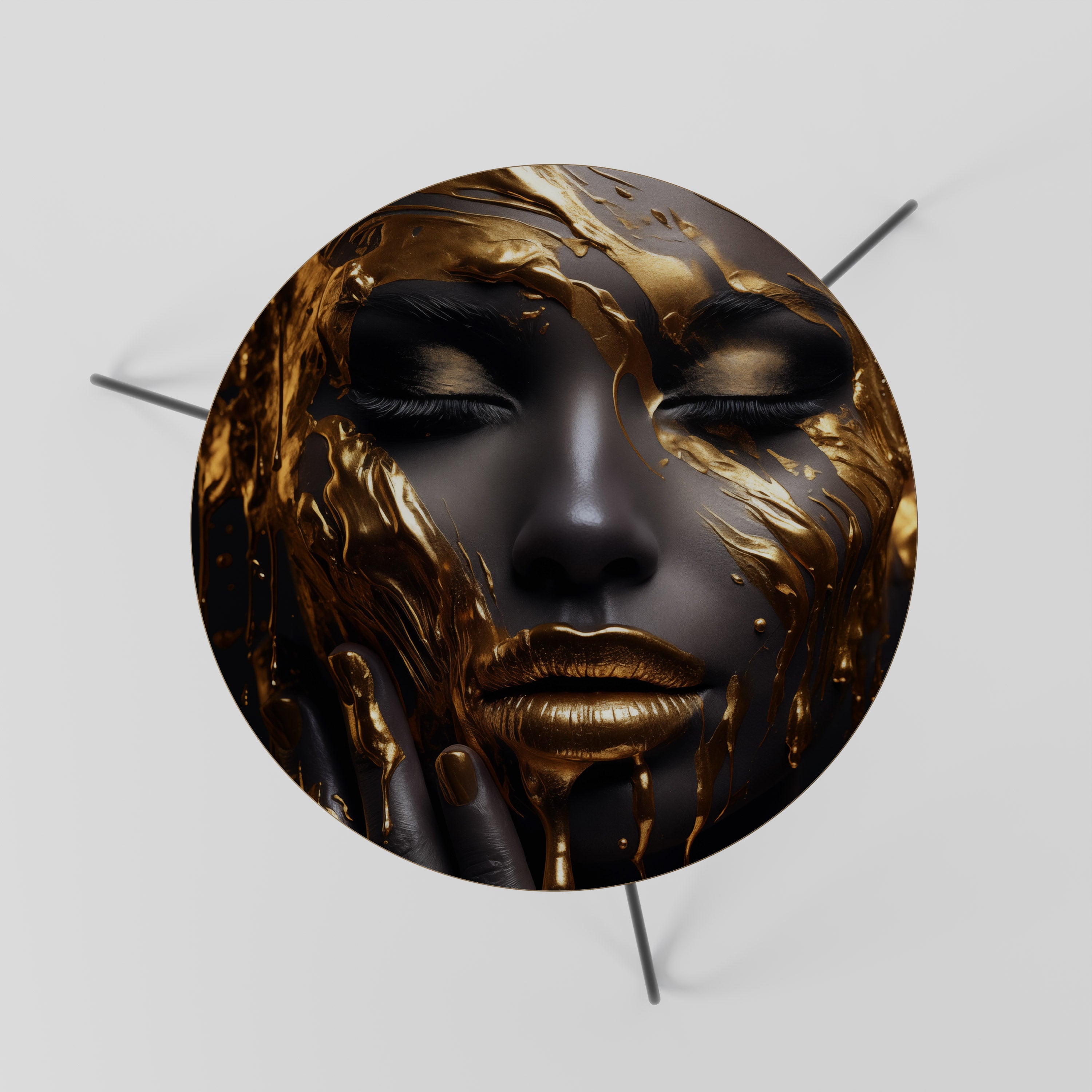 GOLDEN GODDESS Mesa de Centro 60