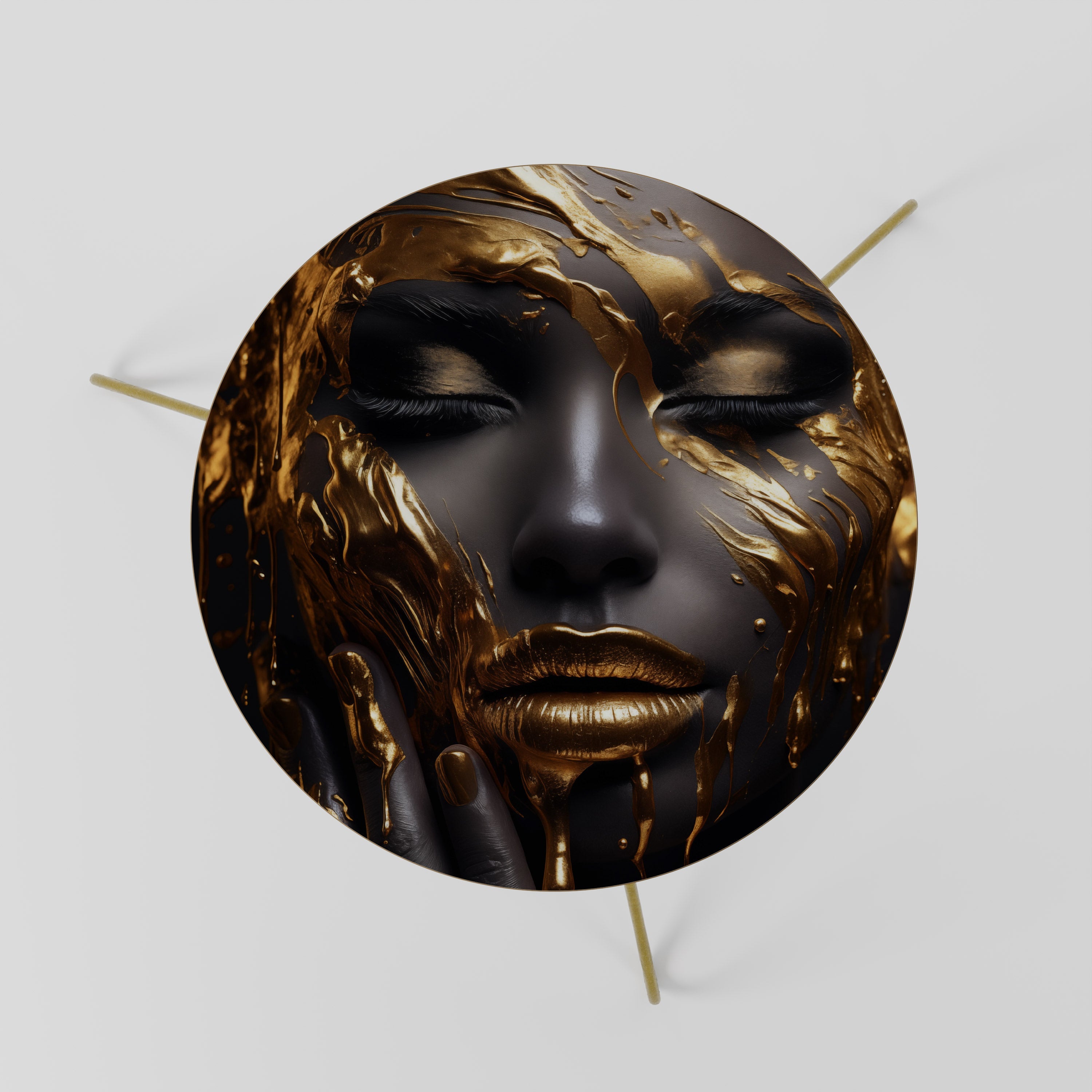 GOLDEN GODDESS Mesa de Centro 60