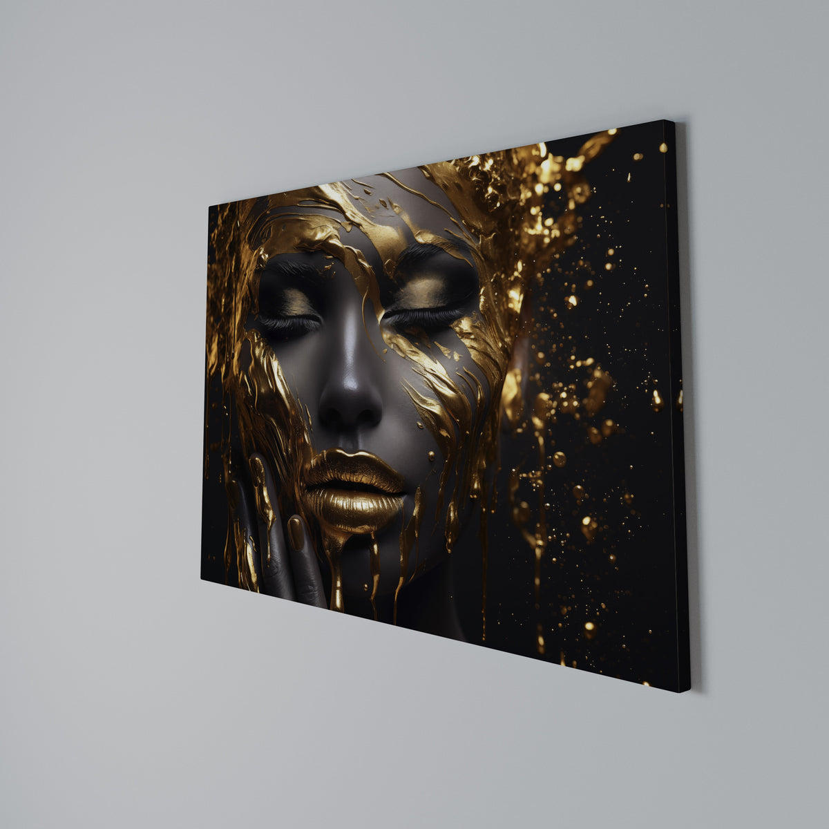 GOLDEN GODDESS Horizontal Canvas Print