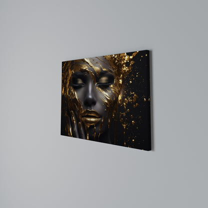 GOLDEN GODDESS Horizontal Canvas Print
