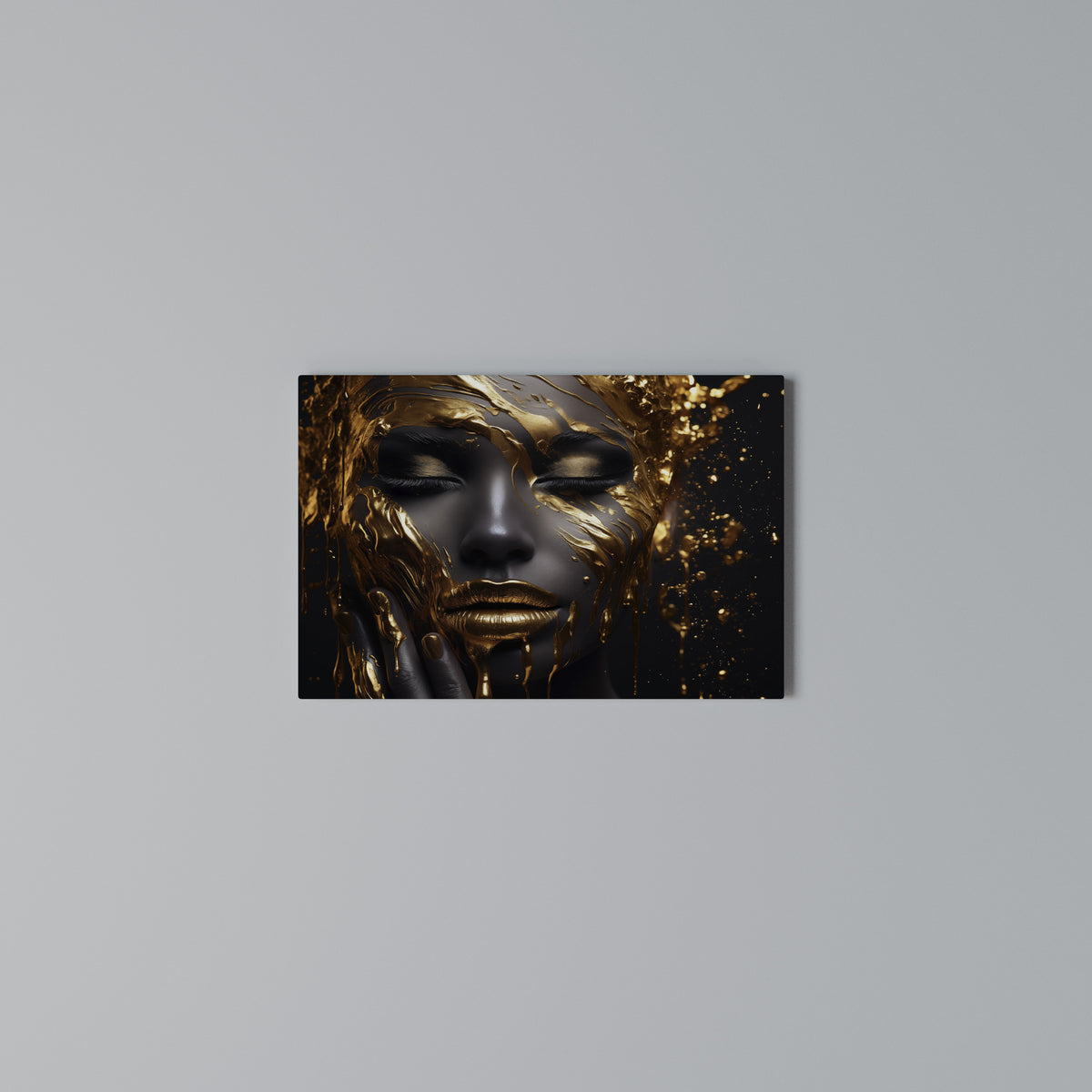 GOLDEN GODDESS Horizontal Canvas Print