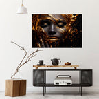 GOLDEN GODDESS Peel and Stick Horizontal Poster