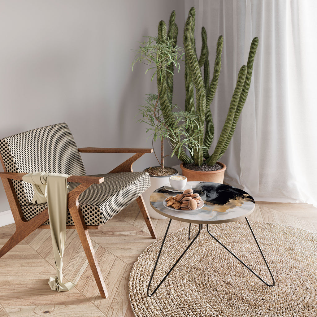 BLACK AND WHITE CONFLUENCE Coffee Table