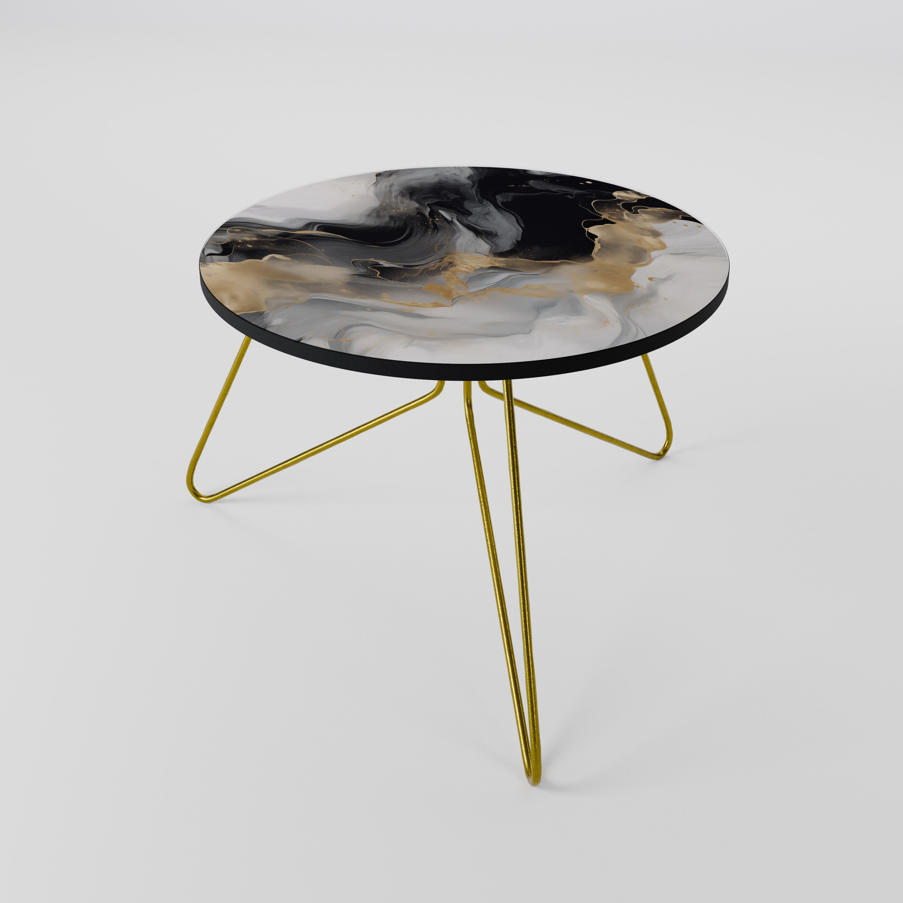 BLACK AND WHITE CONFLUENCE Mesa de Centro 60