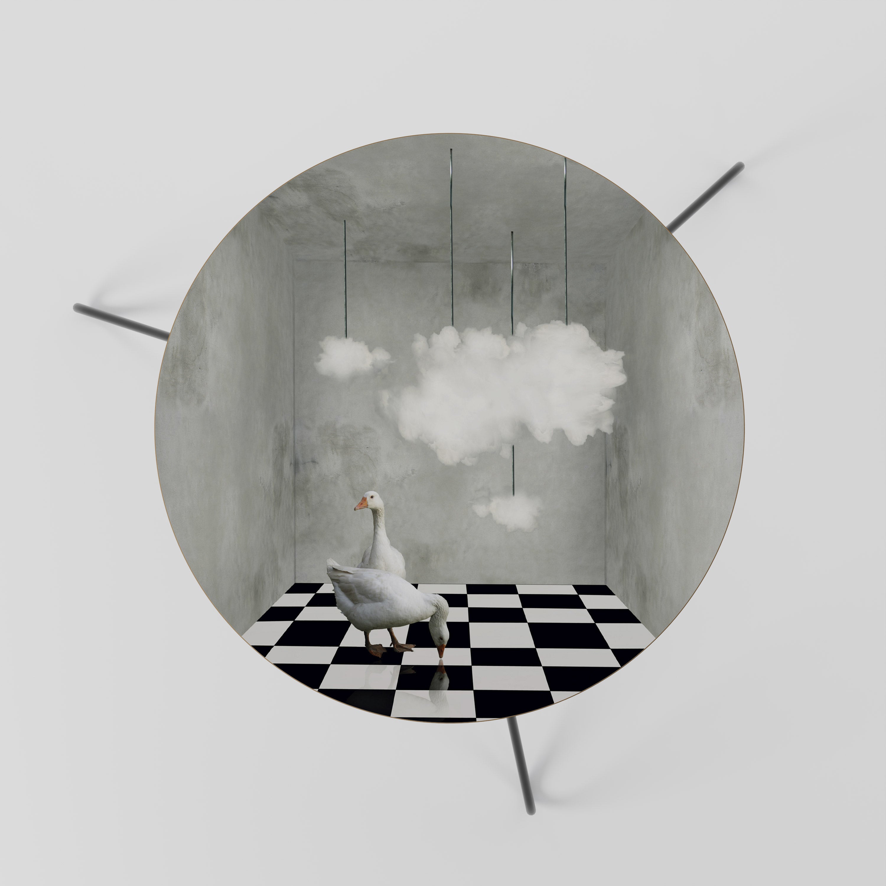 CHESS CLOUD SWAN Mesa de Centro 60