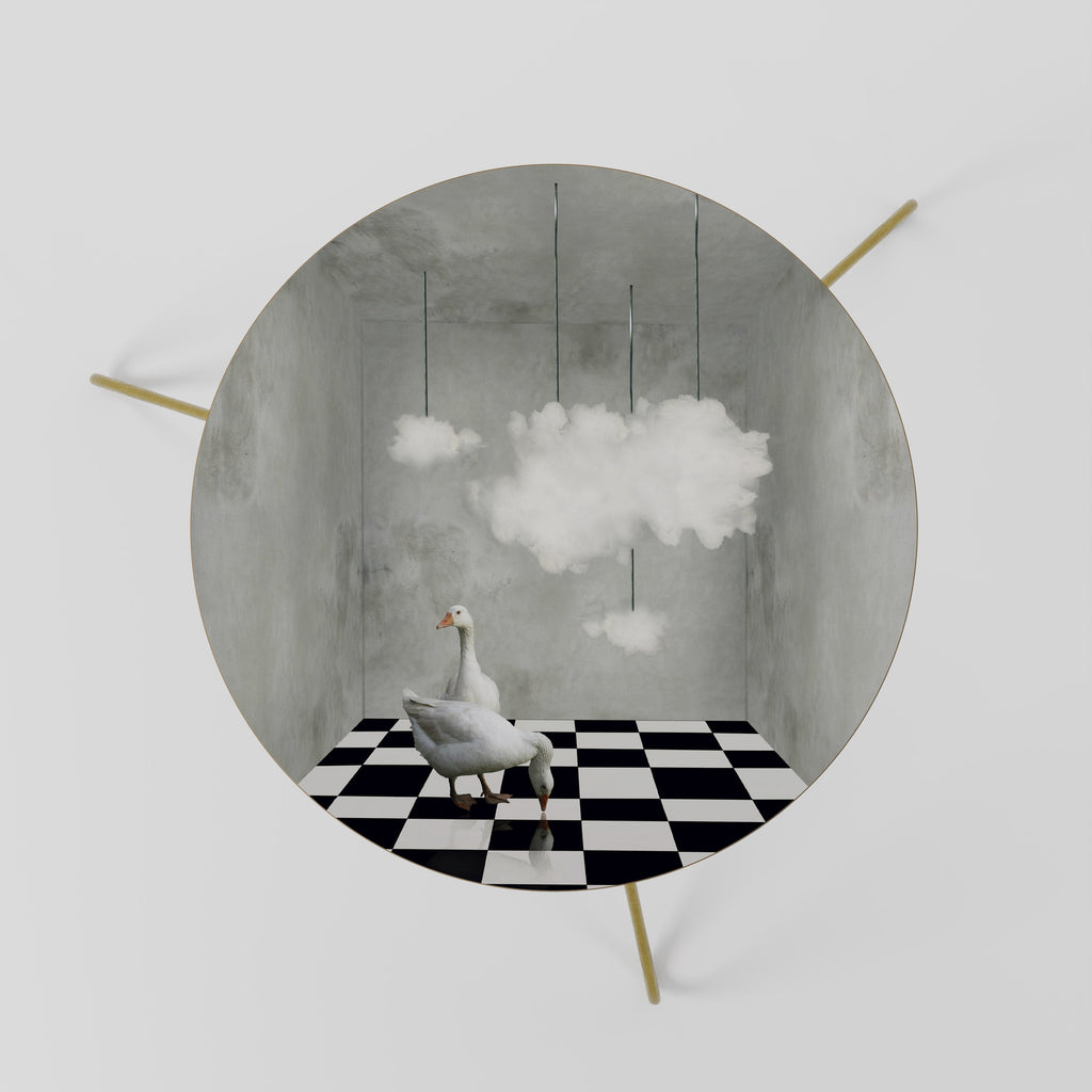 CHESS CLOUD SWAN Mesa de Centro 60