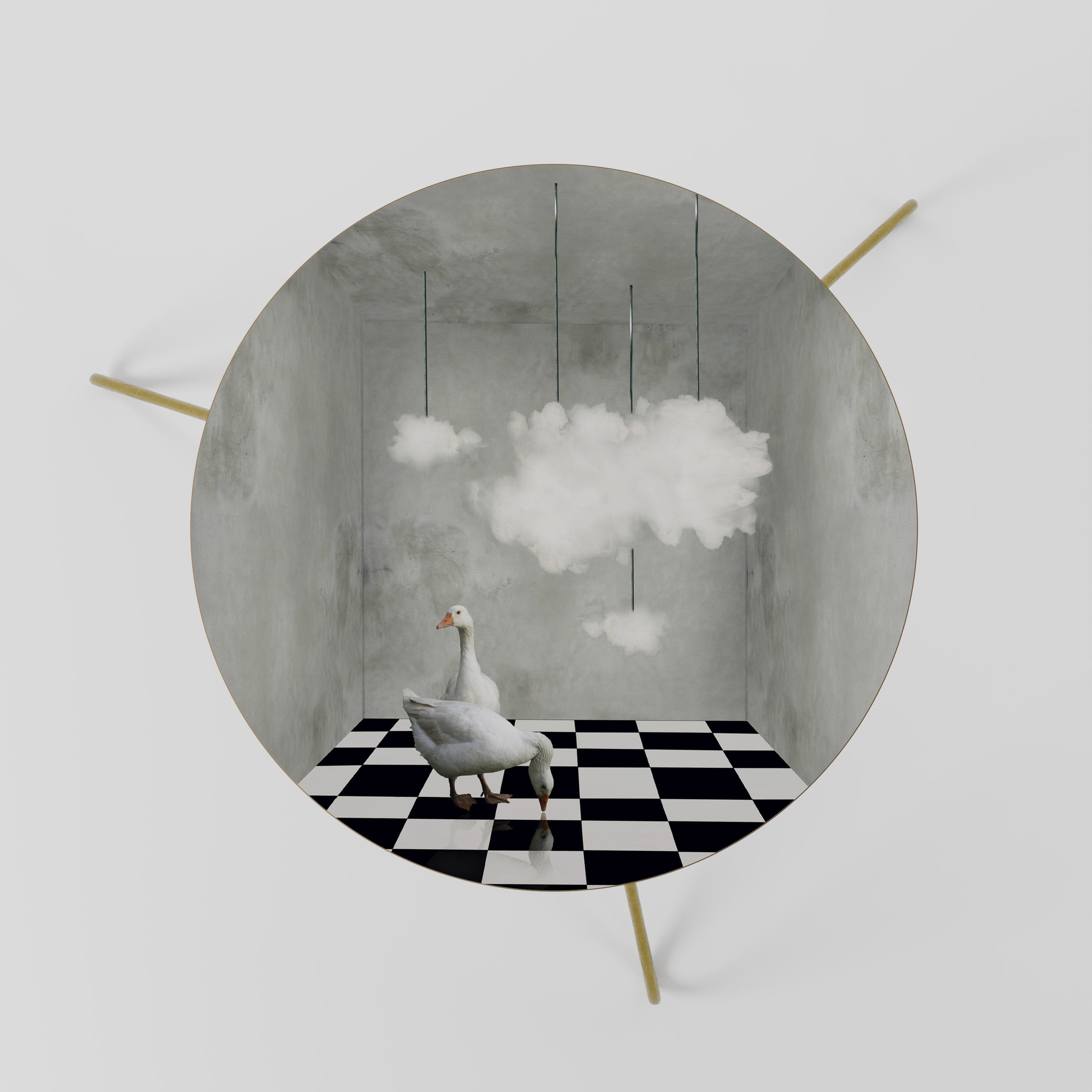 CHESS CLOUD SWAN Mesa de Centro 60