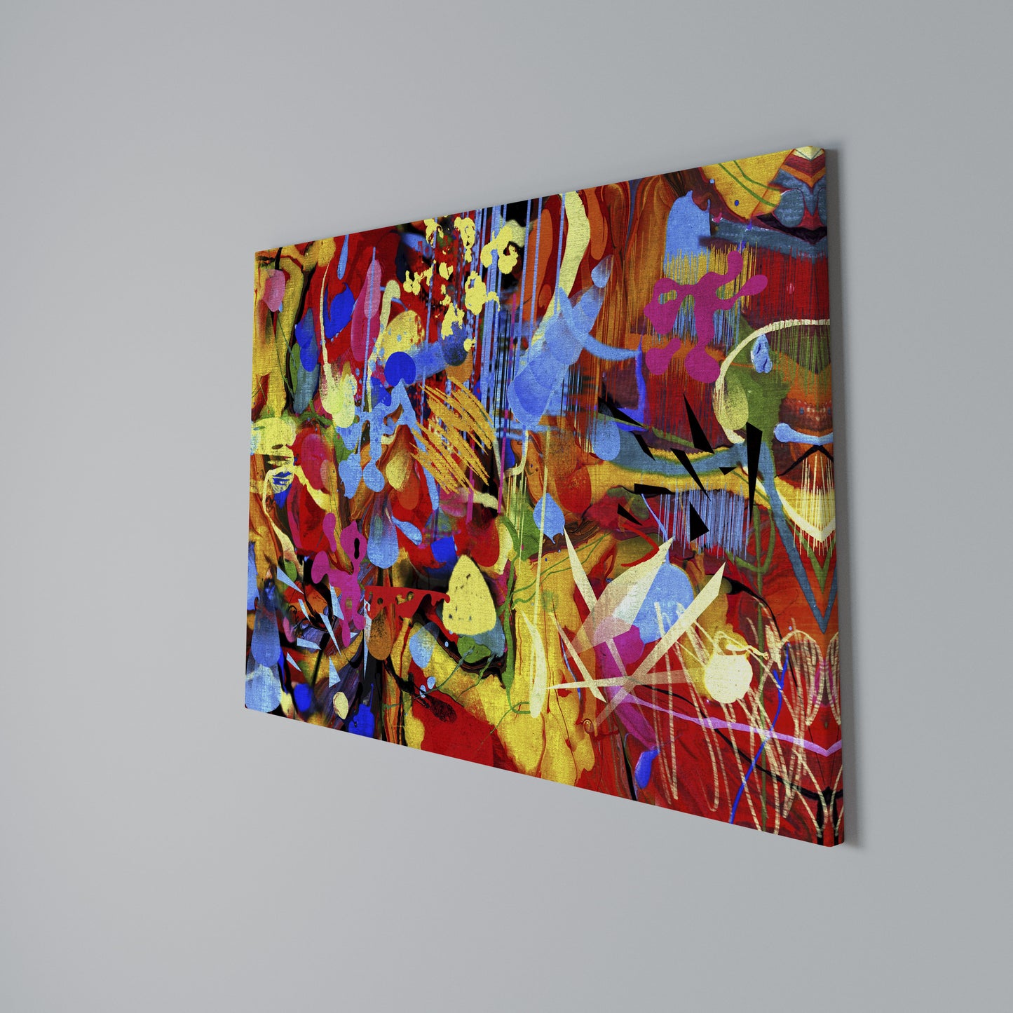 ABSTRACT RHAPSODY Horizontal Canvas Print