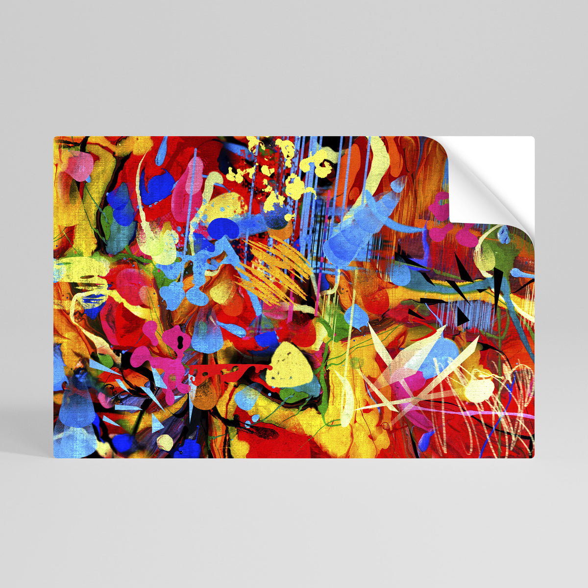 ABSTRACT RHAPSODY Póster Autocolante Horizontal