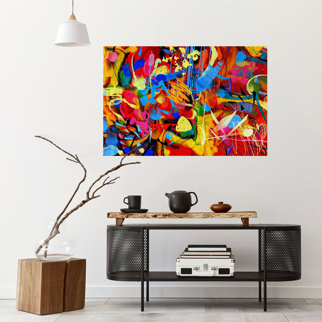 ABSTRACT RHAPSODY Poster Horizontal Autocolante