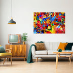 ABSTRACT RHAPSODY Poster Horizontal Autocolante