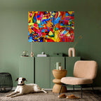 ABSTRACT RHAPSODY Poster Horizontal Autocolante