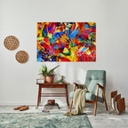 ABSTRACT RHAPSODY Poster Horizontal Autocolante