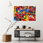 ABSTRACT RHAPSODY Poster Horizontal Autocolante